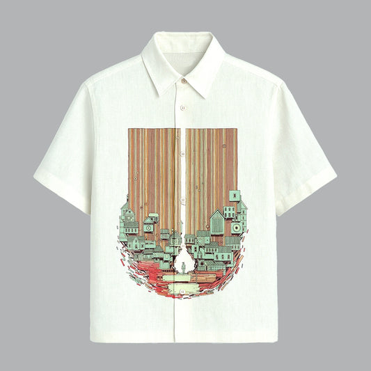 Pista Printed Half Sleeve Shirt