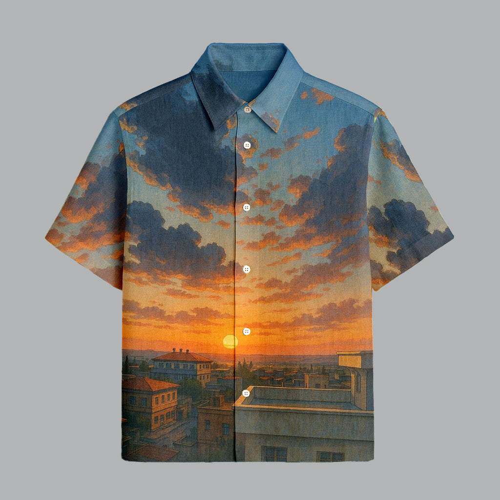 Multi Color Printed Half Sleeve Shirt